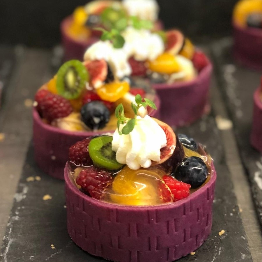Salate auf dem Buffet